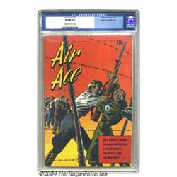 Air Ace V2#1 Mile High pedigree (Street & Smith, 1944) CGC VF/NM 9.0 Off-white to white pages.