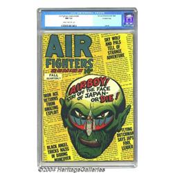 Air Fighters Comics V2#8 Crowley pedigree (Hillman Fall, 1944) CGC NM 9.4 Cream to off-white pages.