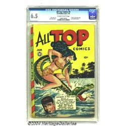 All Top Comics #9 (Fox Features Syndicate, 1948) CGC FN+ 6.5 Off-white to white pages.