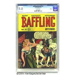 Baffling Mysteries #9 Bethlehem pedigree (Ace, 1952) CGC VF 8.0 Off-white pages.