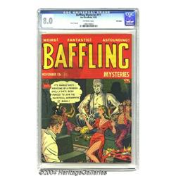 Baffling Mysteries #11 Bethlehem pedigree (Ace, 1952) CGC VF 8.0 Off-white pages.