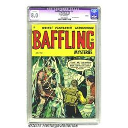 Baffling Mysteries #24 Bethlehem pedigree (Ace, 1955) CGC Apparent VF 8.0 Off-white pages.