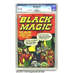 Black Magic V2#8 (#14) Bethlehem pedigree (Prize, 1952) CGC NM+ 9.6 Off-white pages.
