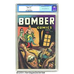 Bomber Comics #4 (Elliot, 1944) CGC FN/VF 7.0 Off-white to white pages.