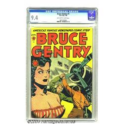 Bruce Gentry #1 (Superior, 1948) CGC NM 9.4 Off-white pages.