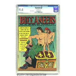 Buccaneers #20 (Quality, 1950) CGC NM 9.4 Off-white pages.