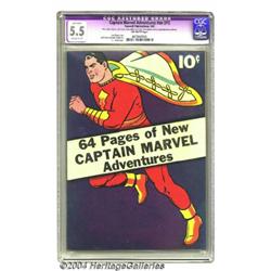 Captain Marvel Adventures #nn (#1) (Fawcett, 1941) CGC Apparent FN- 5.5 Extensive (P) Off-white page