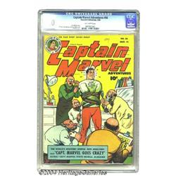 Captain Marvel Adventures #56 (Fawcett, 1946) CGC VF/NM 9.0 Off-white pages.