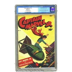Captain Marvel Jr. #19 (Fawcett, 1944) CGC VF+ 8.5 Cream to off-white pages.