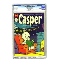 Casper the Friendly Ghost #18 File Copy (Harvey, 1954) CGC VF+ 8.5 Cream to off-white pages.