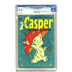 Casper the Friendly Ghost #19 File Copy (Harvey, 1954) CGC NM 9.4 Cream to off-white pages.