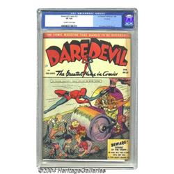 Daredevil Comics #22 Rockford pedigree (Lev Gleason, 1944) CGC VF 8.0 Cream to off-white pages.