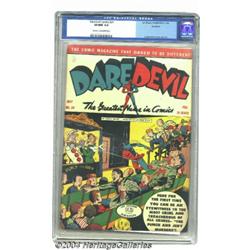 Daredevil Comics #24 Rockford pedigree (Lev Gleason, 1944) CGC VF/NM 9.0 Cream to off-white pages.