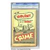 Image 2 : Down with Crime #7 Quadruple Cover (Fawcett, 1952) CGC VF 8.0 Off-white pages.