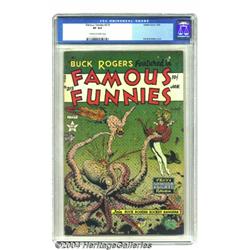 Famous Funnies #215 (Eastern Color, 1955) CGC VF 8.0 Off-white to white pages.