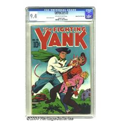 Fighting Yank #18 Mile High pedigree (Nedor Publications, 1946) CGC NM 9.4 Off-white to white pages.