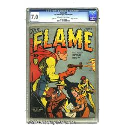 The Flame #1 (Fox, 1940) CGC FN/VF 7.0 Off-white to white pages.