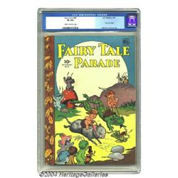 Four Color #69 Fairy Tale Parade (Dell, 1945) CGC VF 8.0 Cream to off-white pages.