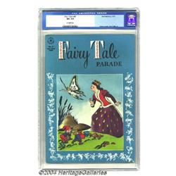 Four Color #87 Fairy Tale Parade (Dell, 1945) CGC VF+ 8.5 Off-white pages.