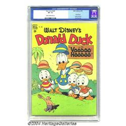 Four Color #238 Donald Duck in Voodoo Hoodoo (Dell, 1949) CGC VF- 7.5 Cream to off-white pages.