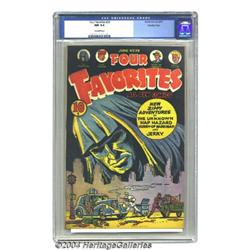 Four Favorites #29 Crowley pedigree (Ace, 1947) CGC NM 9.4 Off-white pages.