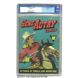 Gene Autry Comics #2 Rockford pedigree (Fawcett, 1942) CGC VF 8.0 Cream to off-white pages.