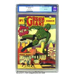 Green Giant Comics #1 (Pelican Publications, 1940) CGC VF 8.0 Off-white to white pages.