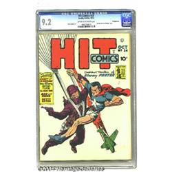 Hit Comics #24 Pennsylvania pedigree (Quality, 1942) CGC NM- 9.2 Off-white to white pages.