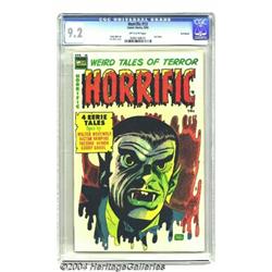 Horrific #13 Bethlehem pedigree (Harwell, 1954) CGC NM- 9.2 Off-white pages.