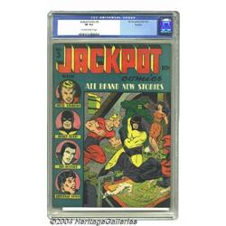 Jackpot Comics #3 Rockford pedigree (MLJ, 1941) CGC VF 8.0 Cream to off-white pages.