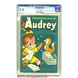 Little Audrey #27 File Copy (Harvey, 1952) CGC VF/NM 9.0 Cream to off-white pages.