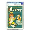 Image 1 : Little Audrey #27 File Copy (Harvey, 1952) CGC VF/NM 9.0 Cream to off-white pages.