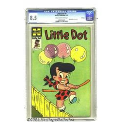 Little Dot #9 File Copy (Harvey, 1955) CGC VF+ 8.5 Cream to off-white pages.