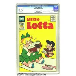 Little Lotta #1 File Copy (Harvey, 1955) CGC VF+ 8.5 Cream to off-white pages.
