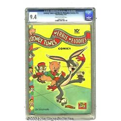 Looney Tunes and Merrie Melodies Comics #12 (Dell, 1942) CGC NM 9.4 Cream to off-white pages.