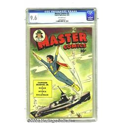 Master Comics #55 (Fawcett, 1944) CGC NM+ 9.6 Off-white pages.