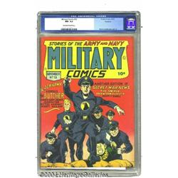 Military Comics #13 Rockford pedigree (Quality, 1942) CGC NM- 9.2 Cream to off-white pages.