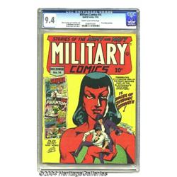 Military Comics #14 (Quality, 1942) CGC NM 9.4 Cream to off-white pages.