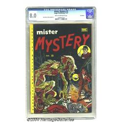 Mister Mystery #2 Bethlehem pedigree (Aragon Magazines, Inc., 1951) CGC VF 8.0 Cream to off-white pa