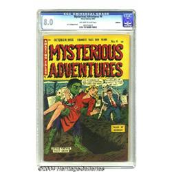 Mysterious Adventures #4 Bethlehem pedigree (Story Comics, 1951) CGC VF 8.0 Off-white to white pages