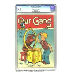 Our Gang Comics #10 (Dell, 1944) CGC FN- 5.5 Cream to off-white pages.