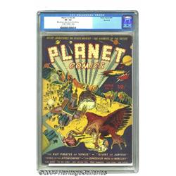 Planet Comics #6 Rockford pedigree (Fiction House, 1940) CGC VF- 7.5 Cream to off-white pages.