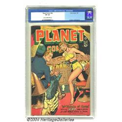 Planet Comics #50 (Fiction House, 1947) CGC VF 8.0 Cream to off-white pages.