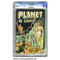 Planet Comics #56 Rockford pedigree (Fiction House, 1948) CGC VF 8.0 Off-white pages.