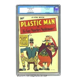 Plastic Man #nn (#2) Crowley pedigree (Quality, 1944) CGC VF+ 8.5 Tan to off-white pages.