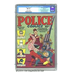 Police Comics #1 Windy City pedigree (Quality, 1941) CGC NM- 9.2 Off-white to white pages.