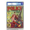 Image 1 : Police Comics #1 (Quality, 1941) CGC VG+ 4.5 Cream to off-white pages.