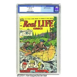Real Life Comics #50 Mile High pedigree (Nedor Publications, 1949) CGC VF+ 8.5 Off-white to white pa