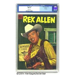 Rex Allen Comics #8-11 File Copy Group (Dell, 1953-54) Condition: Average NM 9.4.