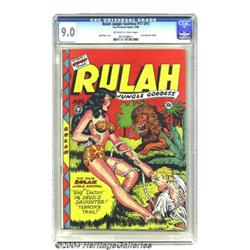 Rulah Jungle Goddess #17 (Fox Features Syndicate, 1948) CGC VF/NM 9.0 Off-white to white pages.